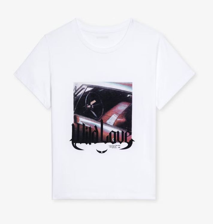 Camiseta Zadig Alys blanca